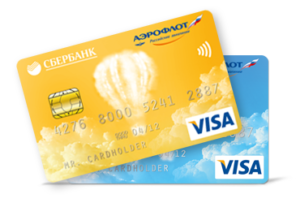 Классическая карта Visa «Aeroflot»