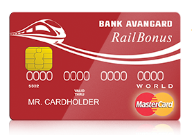 MasterCard World Railbonus от банка Авангард