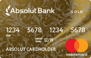Кредитная карта MasterCard Gold Абсолют банка