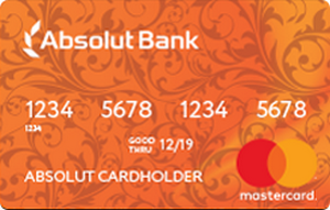 Кредитная карта MasterCard Standard Абсолют банка