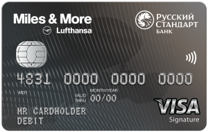 Miles & More Visa Signature Credit Card от банка Русский Стандарт