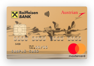 Карта Austrian Airlines MasterCard World от Райффайзенбанка