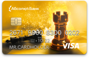 VISA Gold Абсолют банка